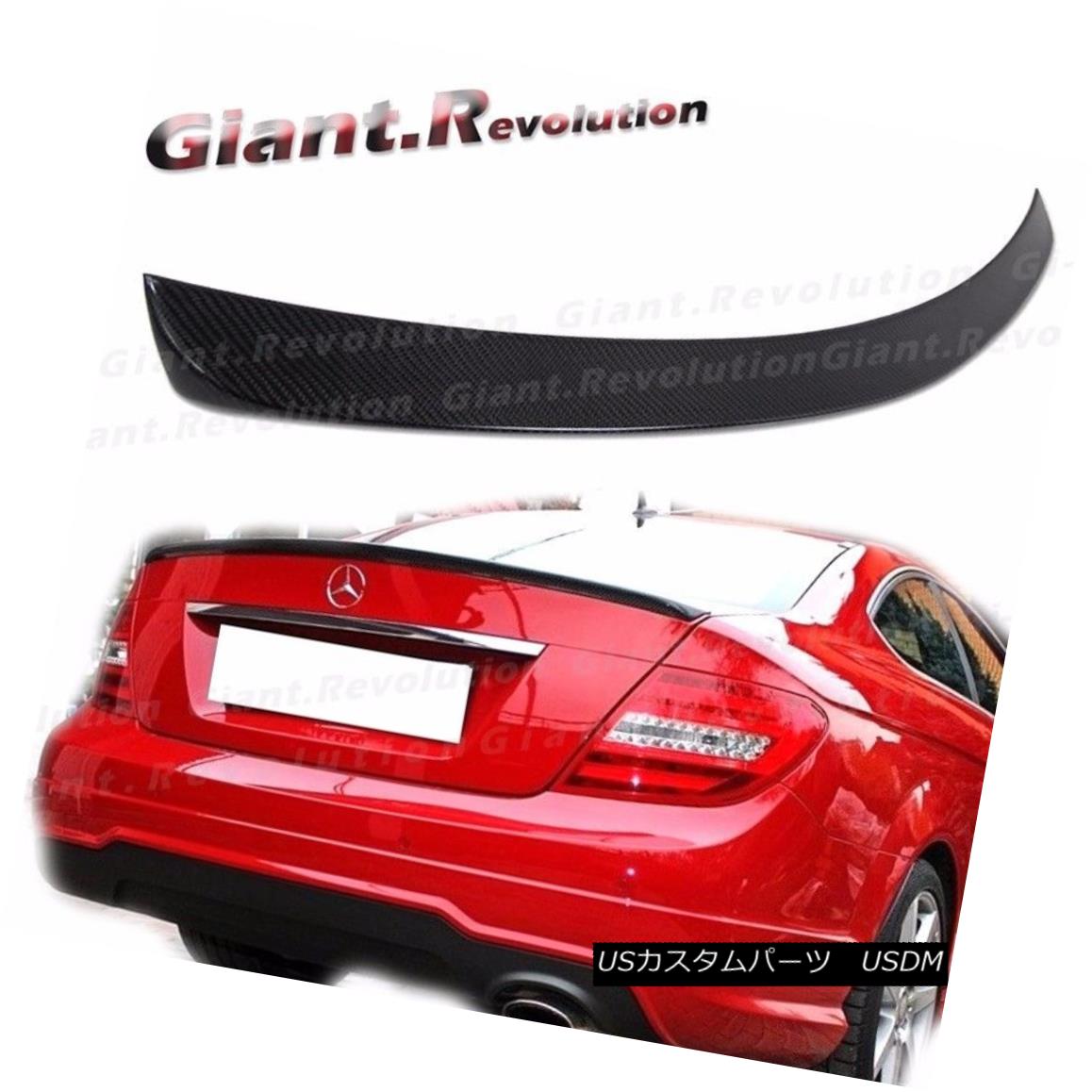 エアロパーツ 3K Carbon Fiber 2012-14 BENZ C204 Coupe C250 C350 C63 A Type Trunk Tail Spoiler 3K炭素繊維2012-14ベンツC204クーペC250 C350 C63 Aタイプトランクテイルスポイラー 【並行輸入品】 77,198円