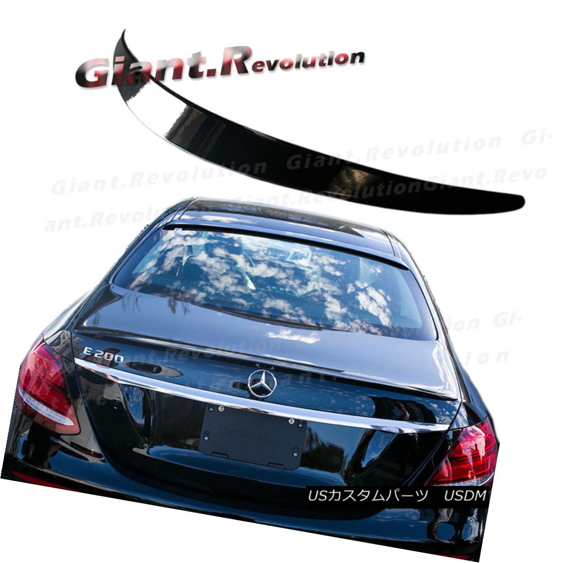 エアロパーツ For 2016+ M Benz E-Class W213 Sedan 4DR OE Look COATED COLOR Rear Trunk Spoiler 2016+ MベンツEクラスW213セダン4DR OEルックコートカラーリアトランク・スポイラー 【並行輸入品】