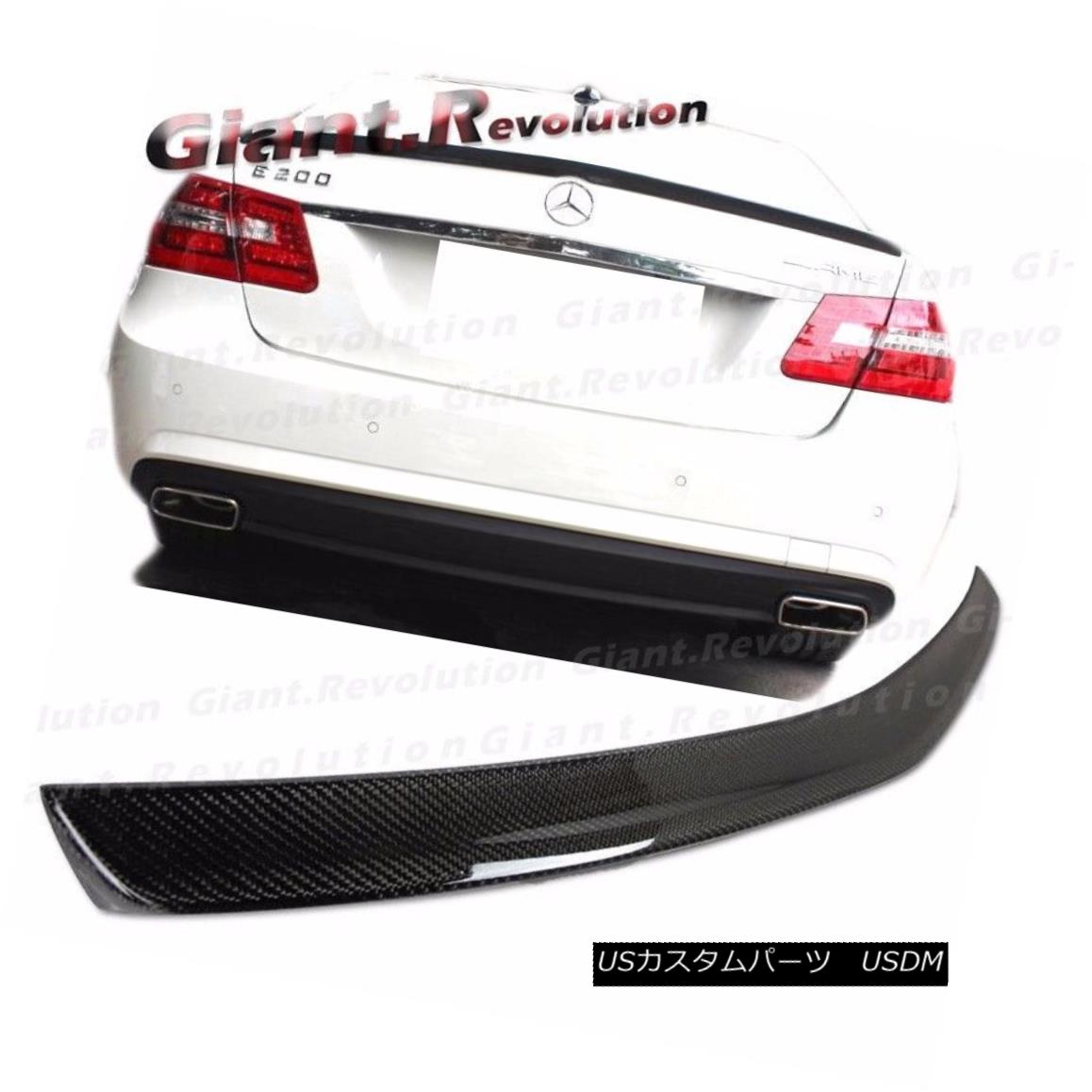 エアロパーツ 3K Carbon Fiber 10-16 BENZ W212 Sedan A Type Trunk Wing Spoiler E350 E550 E63AMG 3Kカーボンファイバー10-16ベンツW212セダンAタイプトランクウィングスポイラーE350 E550 E63AMG 【並行輸入品】｜カスタムパーツ WORLD倉庫 76,351円