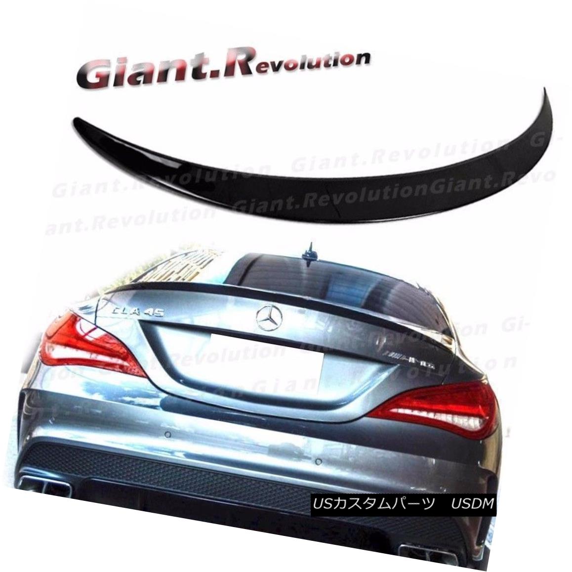 エアロパーツ Painted AMG Look Trunk Deck Spoiler Fit BENZ 13-16 W117 C117 CLA200 CLA250 Sedan ペイントAMGルックデッキスポイラーフィットベンツ13-16 W117 C117 CLA200 CLA250セダン 【並行輸入品】