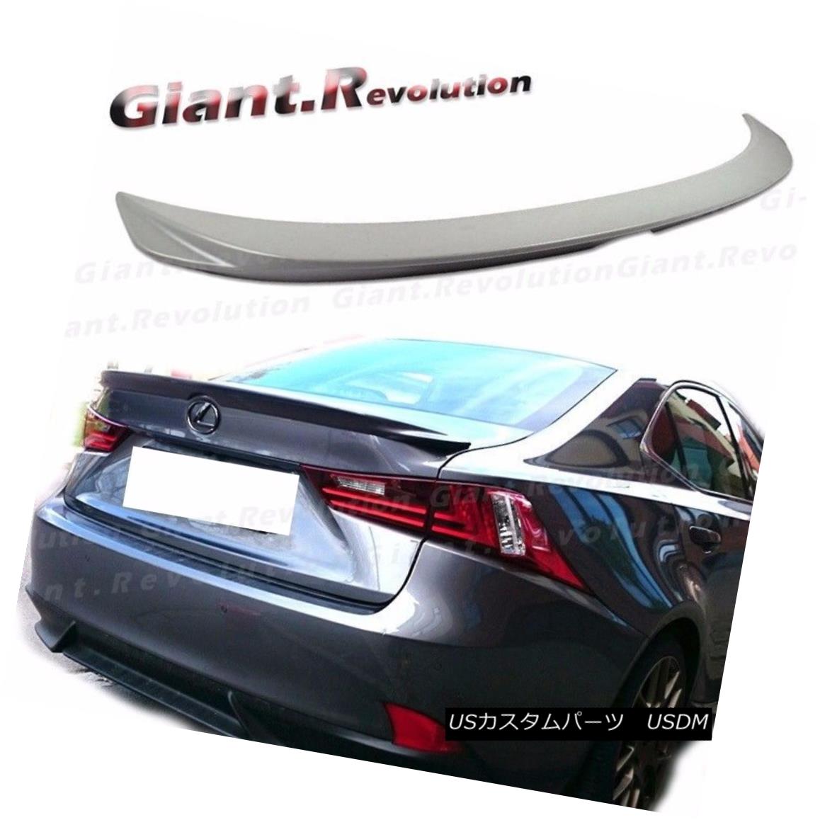 エアロパーツ Painted F Sport Type Rear Trunk Spoiler For LEXUS 14-16 IS250 IS350 IS F Sedan LEXUS 14-16 IS250 IS350 IS FセダンのためのペイントされたFスポーツタイプのリアトランク・スポイラー 【並行輸入品】