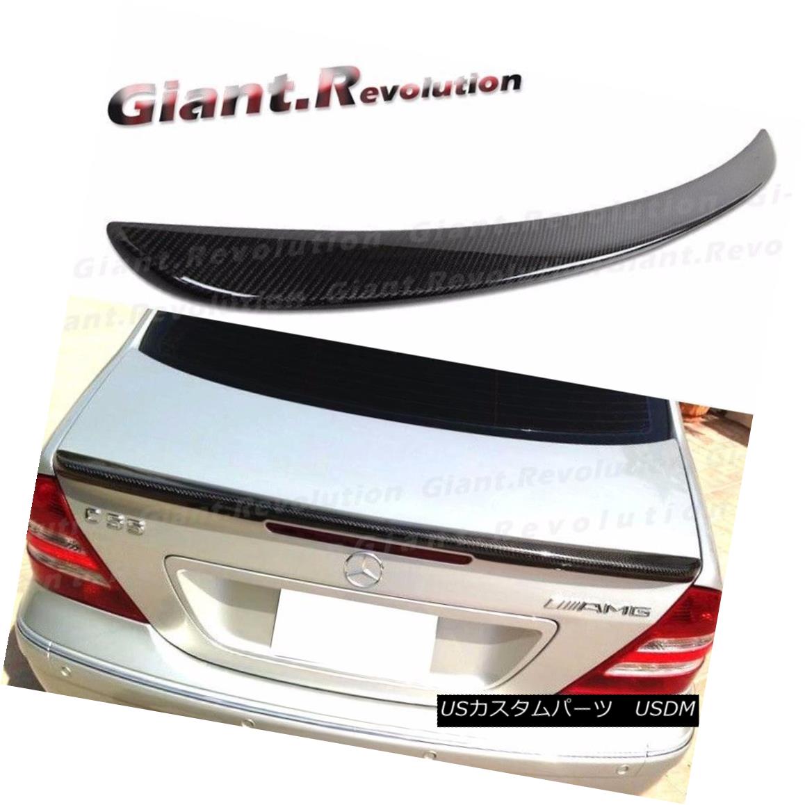 エアロパーツ Carbon Fiber 01-07 BENZ W203 C Class 4DR A Type Rear Trunk Spoiler C230 C280 C32 炭素繊維01-07ベンツW203 Cクラス4DR Aタイプリアトランク・スポイラーC230 C280 C32 【並行輸入品】