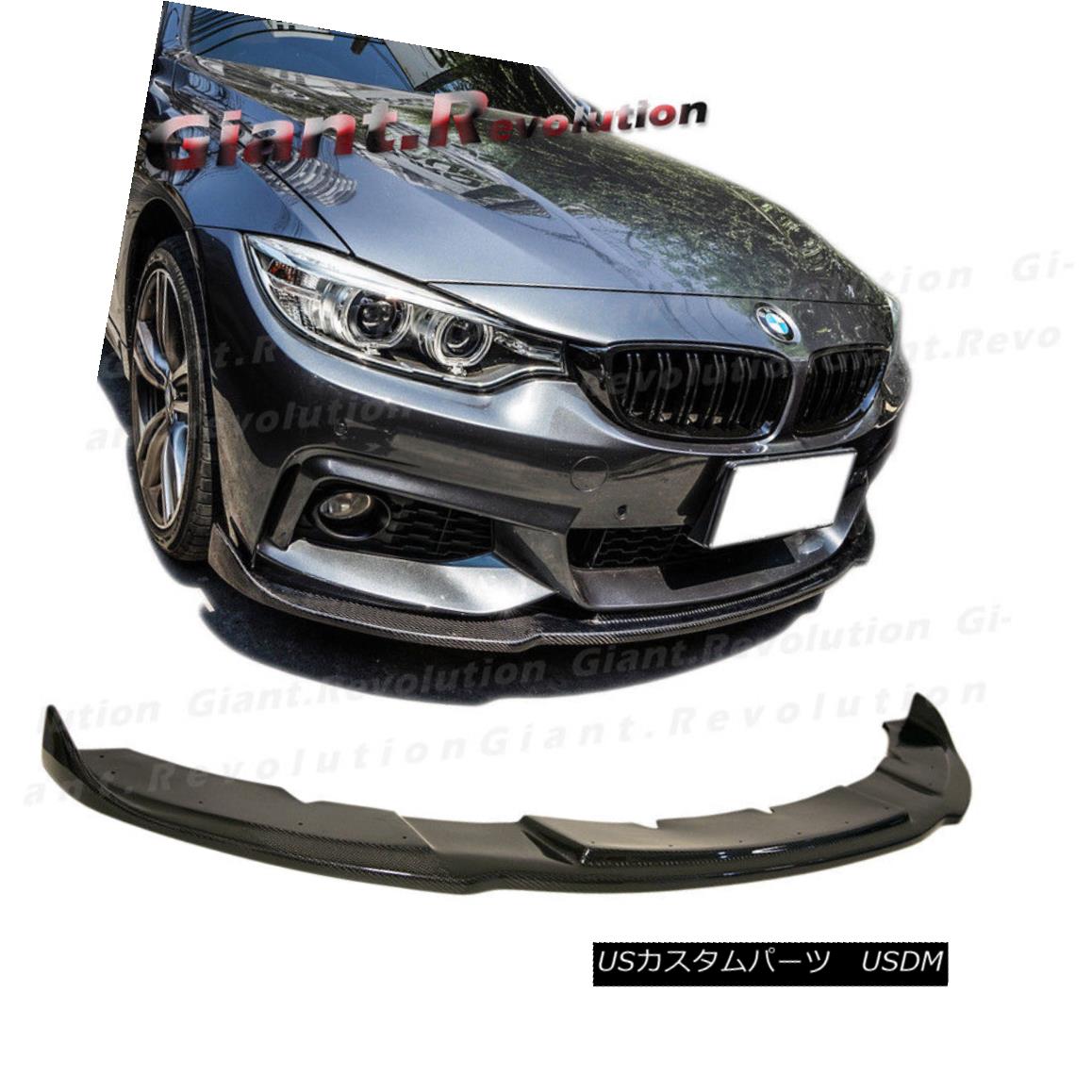 楽天市場】エアロパーツ P Style Carbon Fiber Front Lip For 14-17