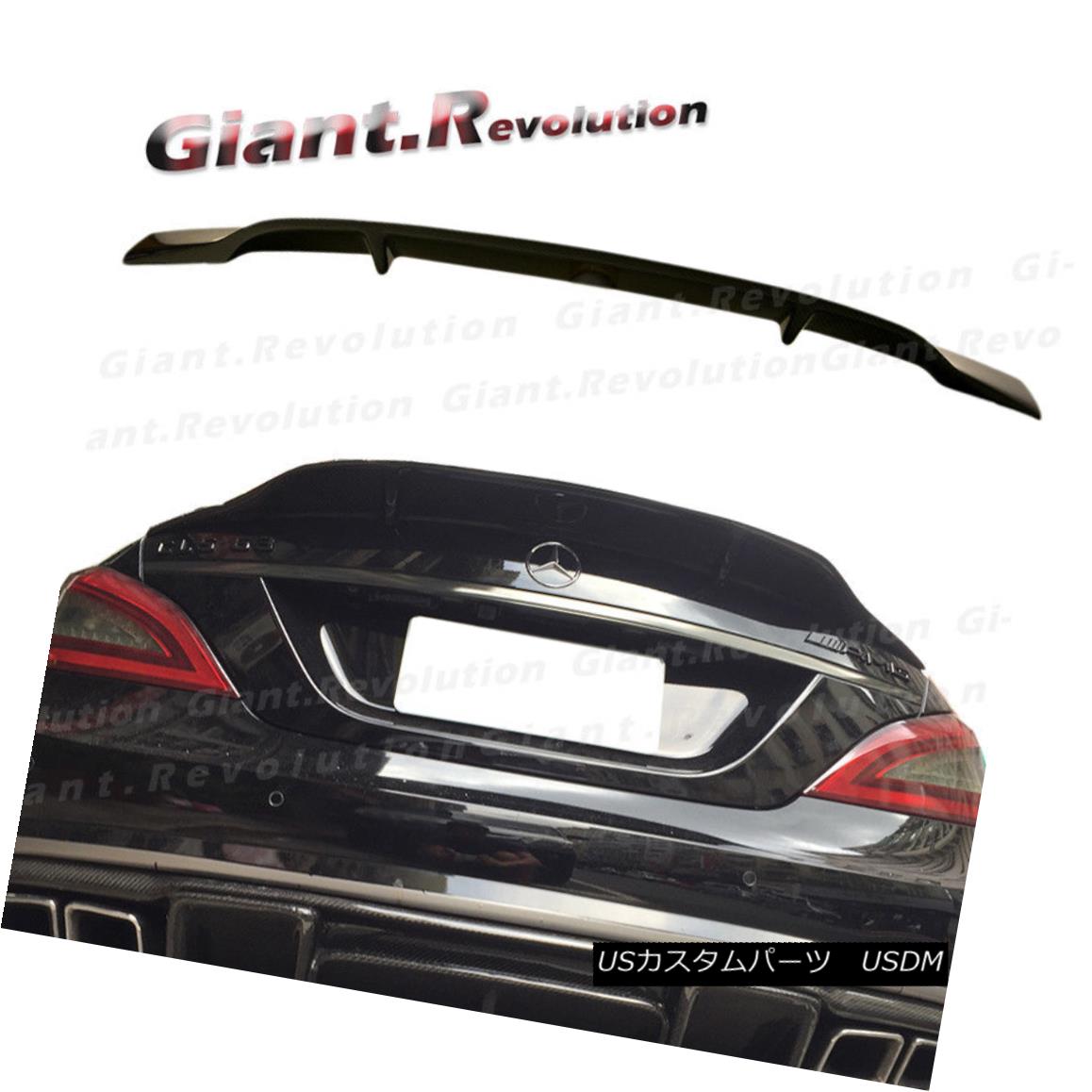 エアロパーツ Carbon Fiber 11-16 BENZ W218 RT Look Trunk Spoiler Lid CLS63 CLS550 CLS350 Sedan カーボンファイバー11-16ベンツW218 RTルックトランクスポイラーリッドCLS63 CLS550 CLS350セダン 【並行輸入品】