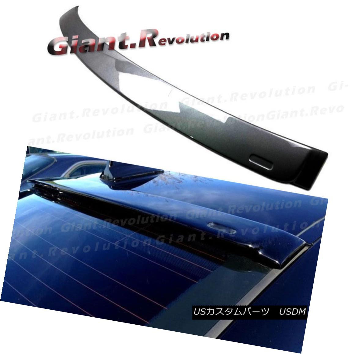 エアロパーツ Fit BW E90 06-11 323i 328i Sedan 4D Window Lip COATED COLOR A Style Roof Spoiler フィットBMW E90 06-11 323i 328iセダン4DウィンドウリップコートカラーAスタイルルーフスポイラー 【並行輸入品】