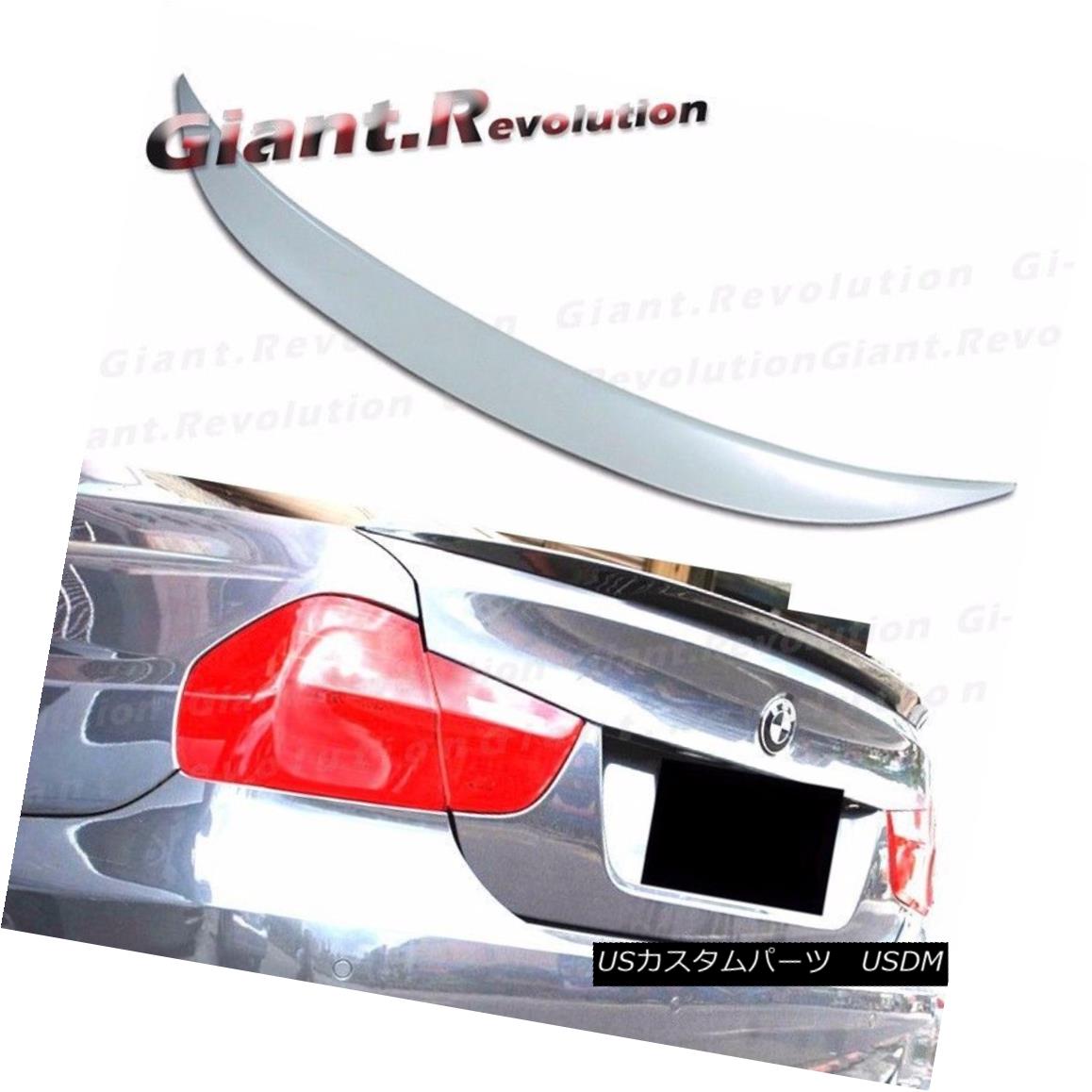 エアロパーツ Unpainted P Look Trunk Spoiler BMW E90 06-11 325i 328i 335i M3 4DR Add On Wing 未塗装のPルック・トゥ・ブランク・スポイラーBMW E90 06-11 325i 328i 335i M3 4DR Add On Wing 【並行輸入品】