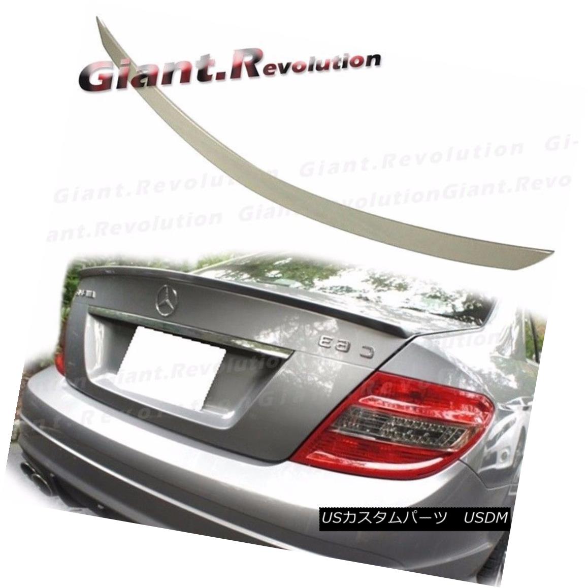 ト送料込 エアロパーツ UNPAINTED 08-14ベンツW204 C250 C300 C350 C63 4DR Aタイプ後部トランクウィングスポイラー UN | www.papirusplus.rs