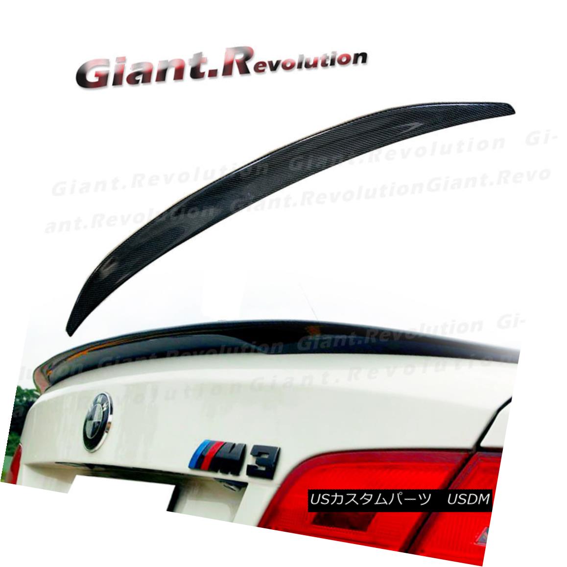 エアロパーツ Install On BMW 07-13 E92 Coupe M3 320i 323i Carbon Fiber Rear Trunk Wing Spoiler BMW 07-13 E92クーペM3 320i 323iカーボンファイバーリアトランクウイングスポイラー 【並行輸入品】|カスタムパーツ WORLD倉庫