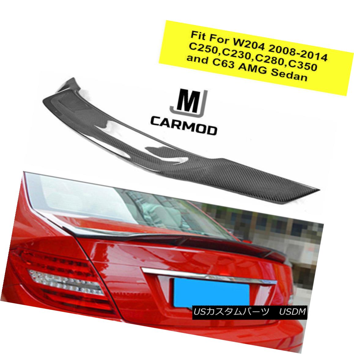 エアロパーツ Fit For MERCEDES BENZ W204 C Class 2008-2014 Renntech CARBON FIBER TRUNK SPOILER MERCEDES BENZ W204 Cクラス2008-2014 Renntech CARBON FIBER TRUNK SPOILER 【並行輸入品】|カスタムパーツ WORLD倉庫