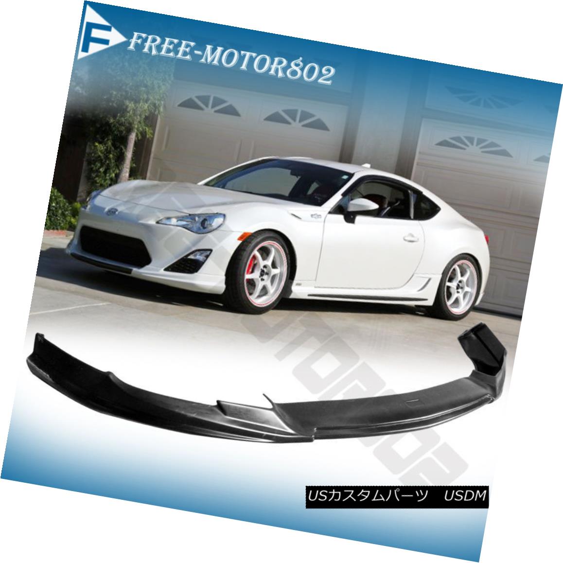 エアロパーツ For 13-16 Scion FRS FR-S Base Coupe 2 Dr GT86 Type T Front Bumper Lip Spoiler 13-16サイオンFRS FR-Sベースクーペ2 Dr GT86タイプTフロントバンパーリップスポイラー 【並行輸入品】