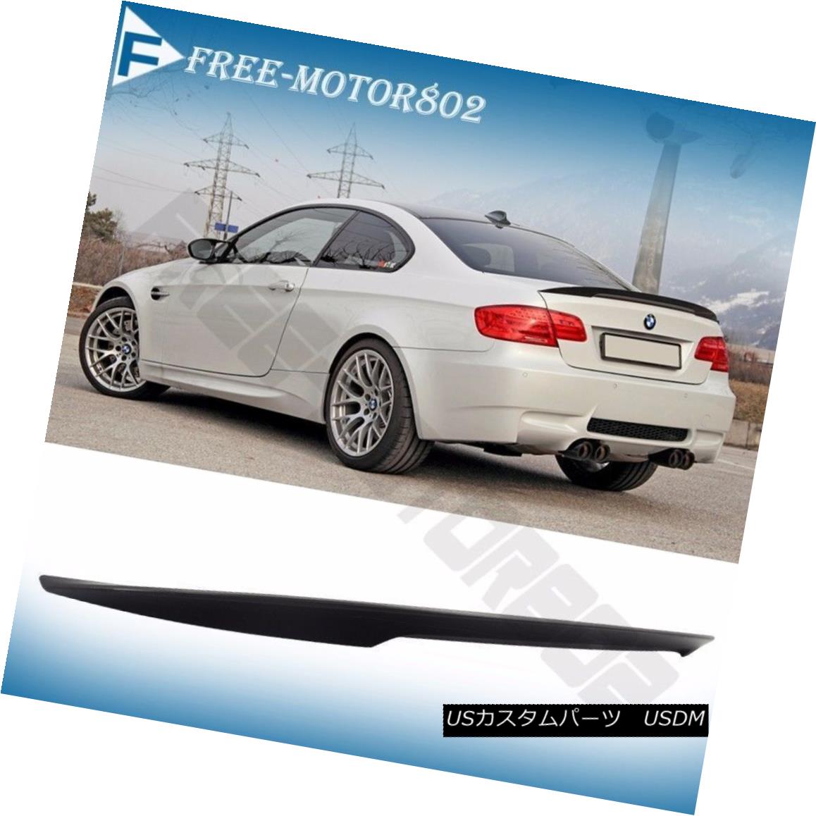 エアロパーツ For 07-13  E92 Coupe 328i 335i M3 Performance High Kick Trunk Spoiler Wing 07-13  E92クーペ328i 335i M3ハイキック・トランク・スポイラー・ウィング 【並行輸入品】