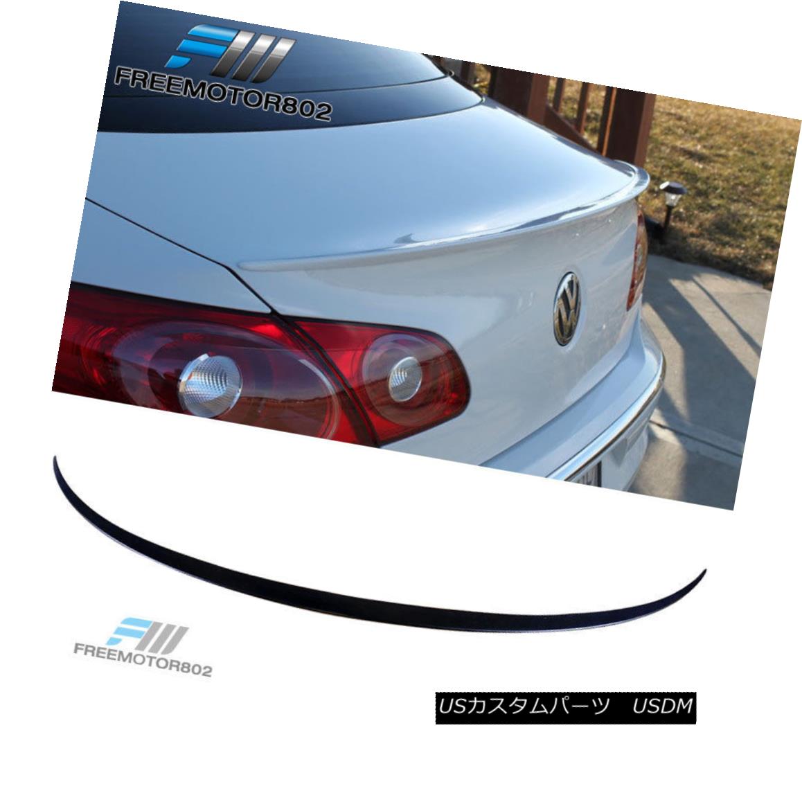 エアロパーツ For 08-14 Volkswagen VW Passat CC R-Line Style Deck Rear Trunk Spoiler Wing 08-14フォルクスワーゲンVW Passat CC Rラインスタイルデッキリアトランク・スポイラー・ウィング 【並行輸入品】