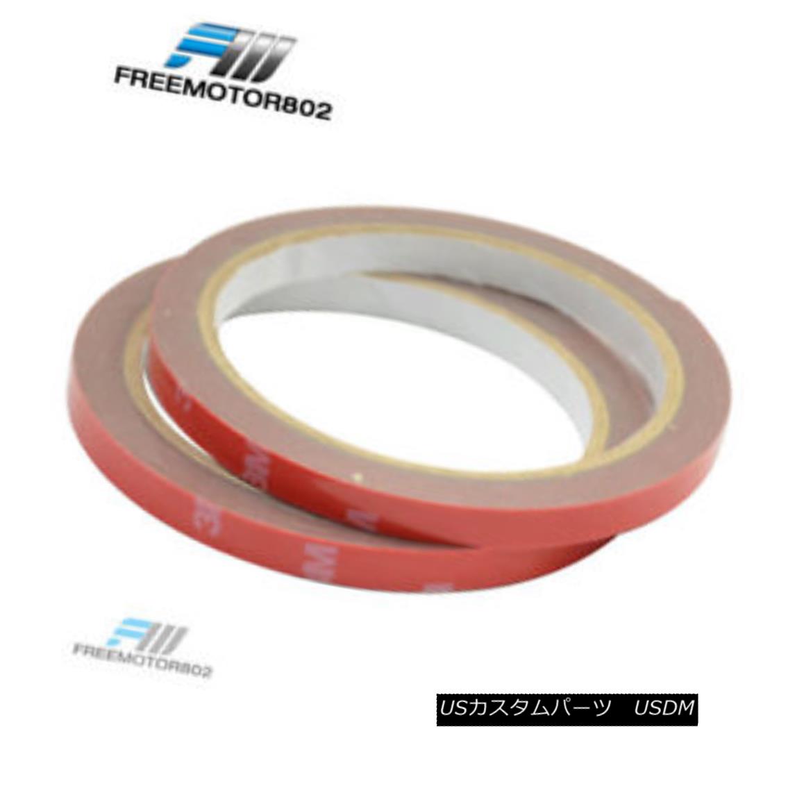 エアロパーツ 3M Double Sided Strong Adhesive Tape Acrylic Foam 90 Inch L 0.3 Inch W 2 Roll 3M両面強力粘着テープアクリルフォーム90インチL 0.3インチW 2ロール 【並行輸入品】