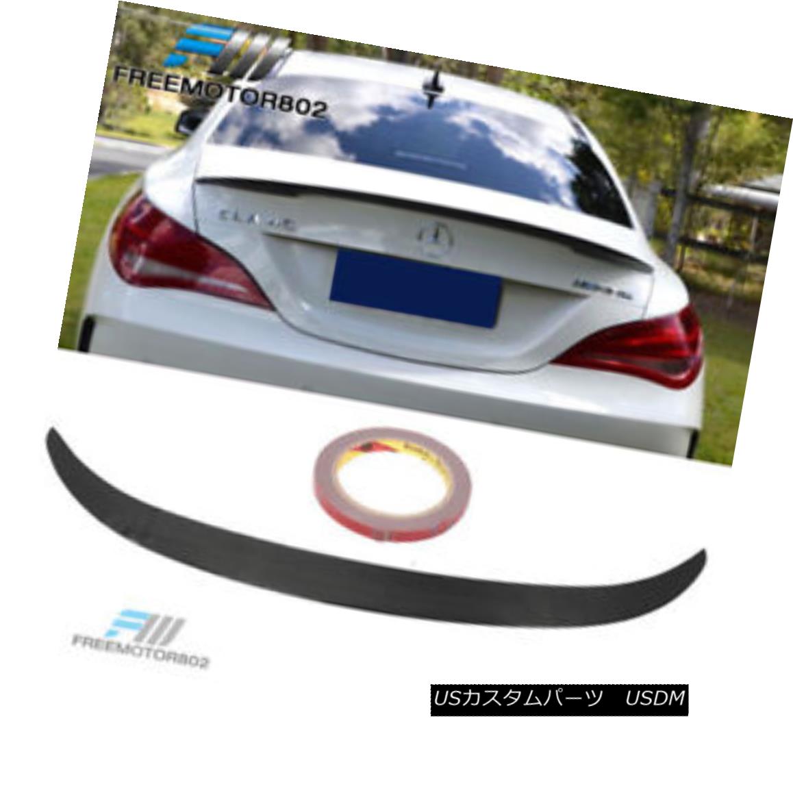 エアロパーツ Fit For 13-15 Benz CLA W117 4D Carbon Fiber Trunk Spoiler Wing ADH Style 13-15ベンツCLA W117 4DカーボンファイバートランクスポイラーウイングADHスタイル 【並行輸入品】