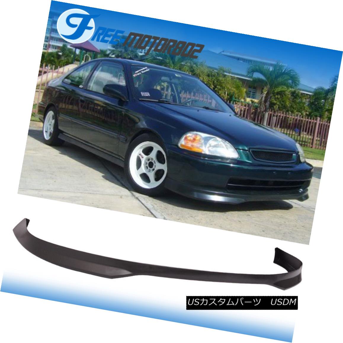 エアロパーツ PP Polypropylene Front Bumper Lip Best Fitment On Ebay 96-98 Honda Civic Type R PPポリプロピレンフロントバンパーリップEbay 96-98ホンダシビックタイプRのベストフィッティング 【並行輸入品】
