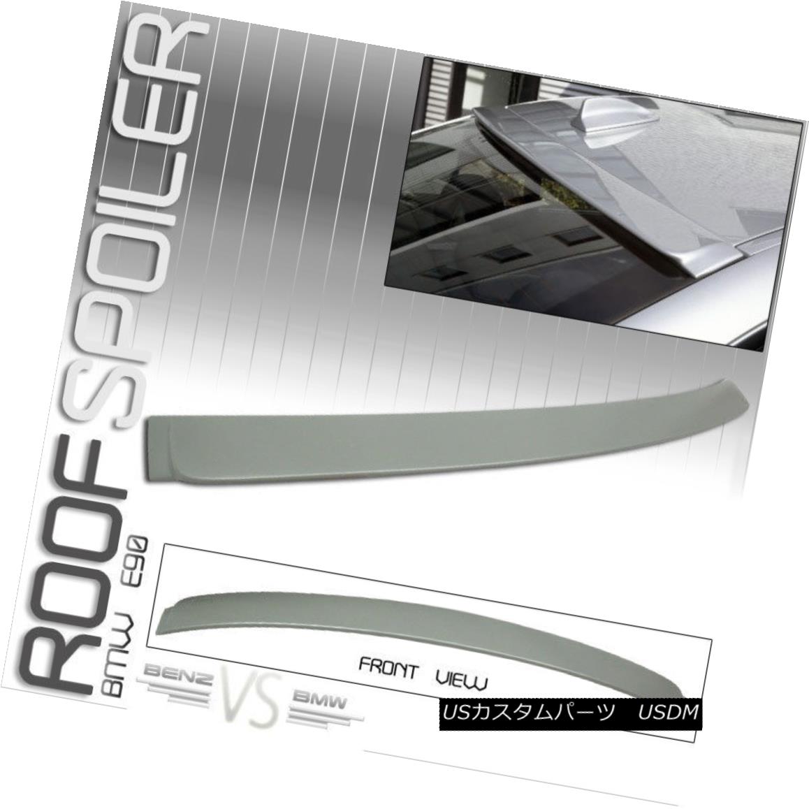 エアロパーツ 06-11 BMW E90 4D Sedan 328 330 335 Roof Spoiler Wing + ABS Trunk Spoiler Wing 06-11 BMW E90 4Dセダン328 330 335ルーフスポイラーウイング+ ABSトランクスポイラーウイング 【並行輸入品】