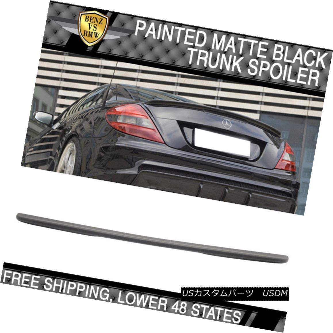 エアロパーツ For 05 06 07 08 09 10 Mercedes Benz R171 SLK-Class Trunk Spoiler ABS Matte Black 05 06 07 08 09 10メルセデスベンツR171 SLKクラストランクスポイラーABSマットブラック 【並行輸入品】