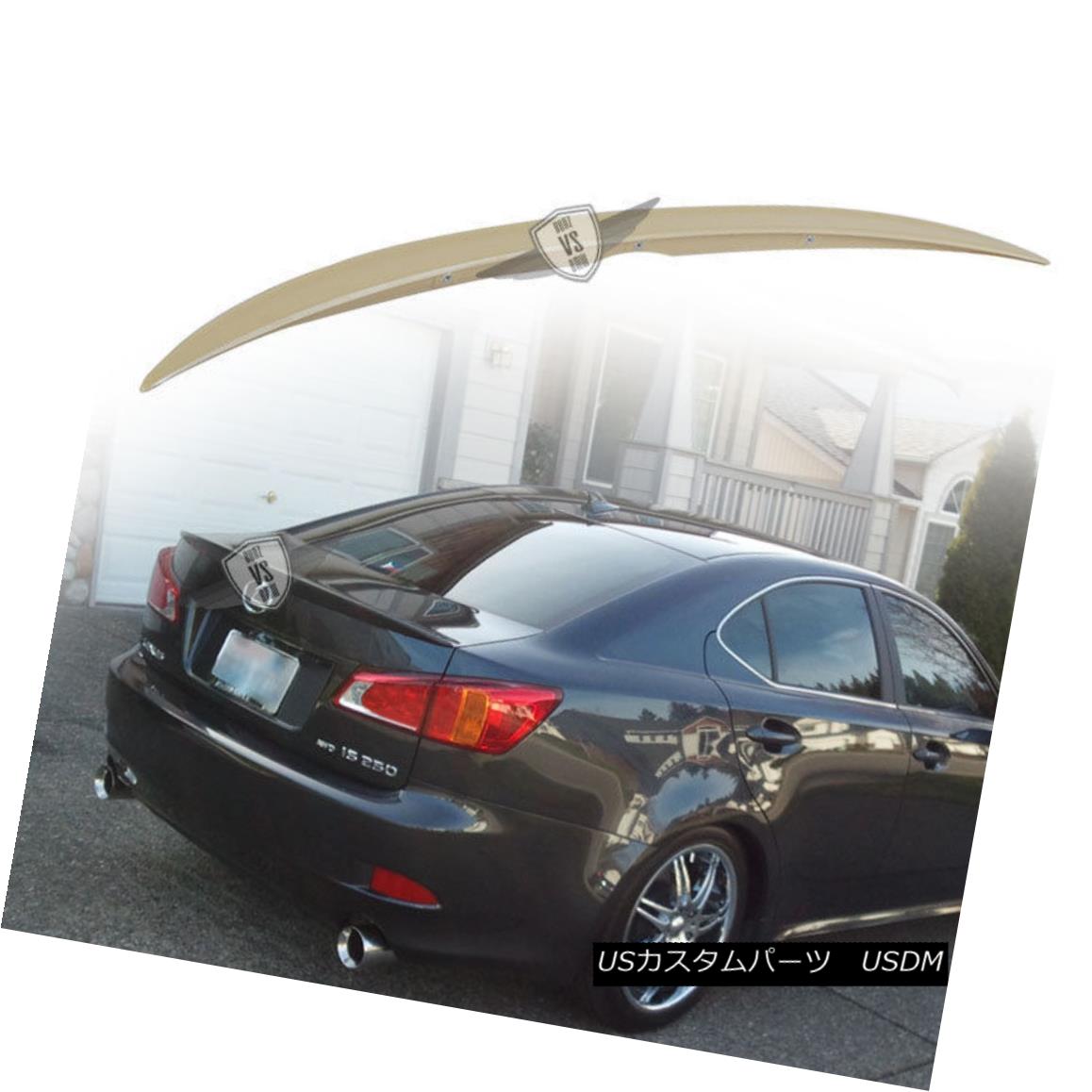 エアロパーツ Fit For 06-13 Lexus IS250 IS350 OE Style Trunk Spoiler ABS 06-13 Lexus IS250 IS350 OEスタイルトランクスポイラーABSに適合 【並行輸入品】