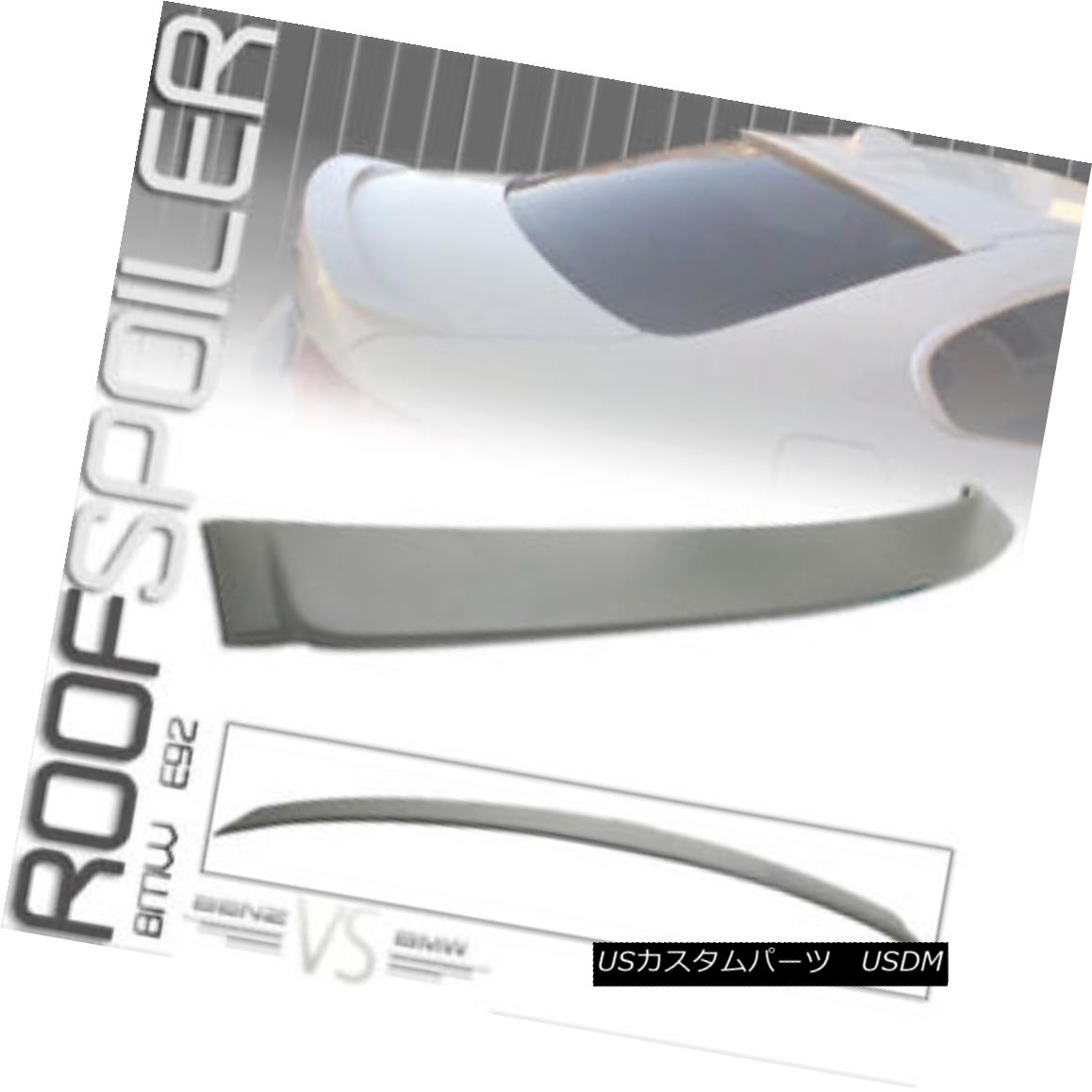 エアロパーツ 07 08 09-13 BMW E92 2Dr 2D 328I 335I AC-S ABS Roof Spoiler Unpainted Wing 07 08 09-13 BMW E92 2Dr 2D 328I 335I AC-S ABSルーフスポイラー無塗装ウイング 【並行輸入品】