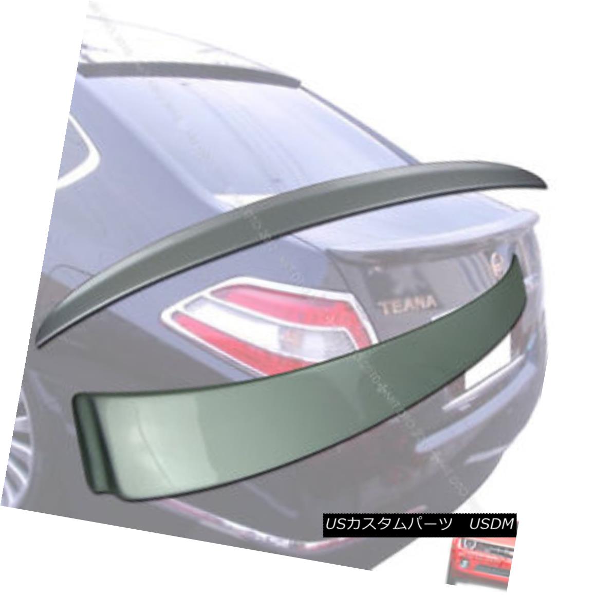 エアロパーツ Painted FOR J32 TEANA Rear Trunk Spoiler & Roof Spoiler NEW 09-12 § 塗装されたFOR J32 TEANAリアトランクスポイラー＆amp; 屋根スポイラーNEW 09-12 【並行輸入品】