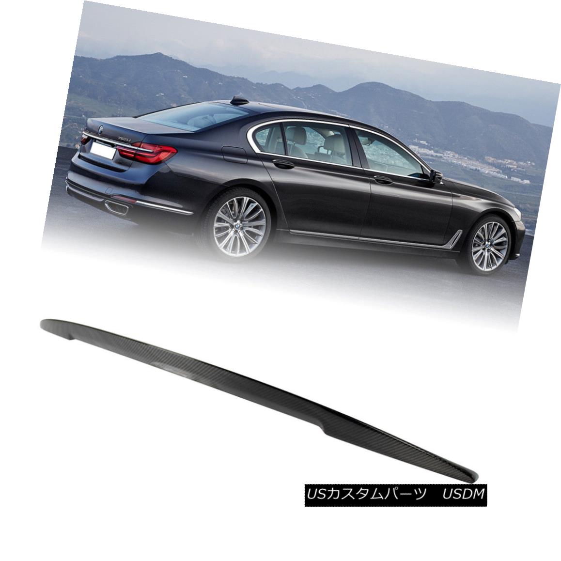 エアロパーツ For BMW 7 Series G11 Sedan Real Carbon Fiber P Rear Trunk Spoiler Wing 740i 2017 BMW 7シリーズG11セダンリアルカーボンファイバーPリアトランク・スポイラーウィング740i 2017 【並行輸入品】｜カスタムパーツ WORLD倉庫