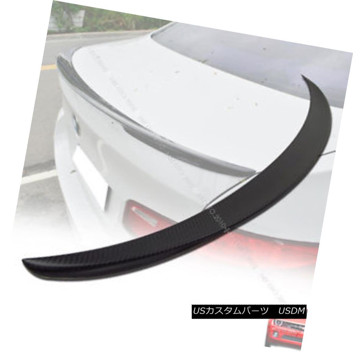 エアロパーツ 10+ BMW F10 5er Performance Type Trunk Spoiler Carbon Fiber Matte Black § 10+ BMW F10 5erパフォーマンスタイプトランクスポイラーカーボンファイバーマットブラック 【並行輸入品】