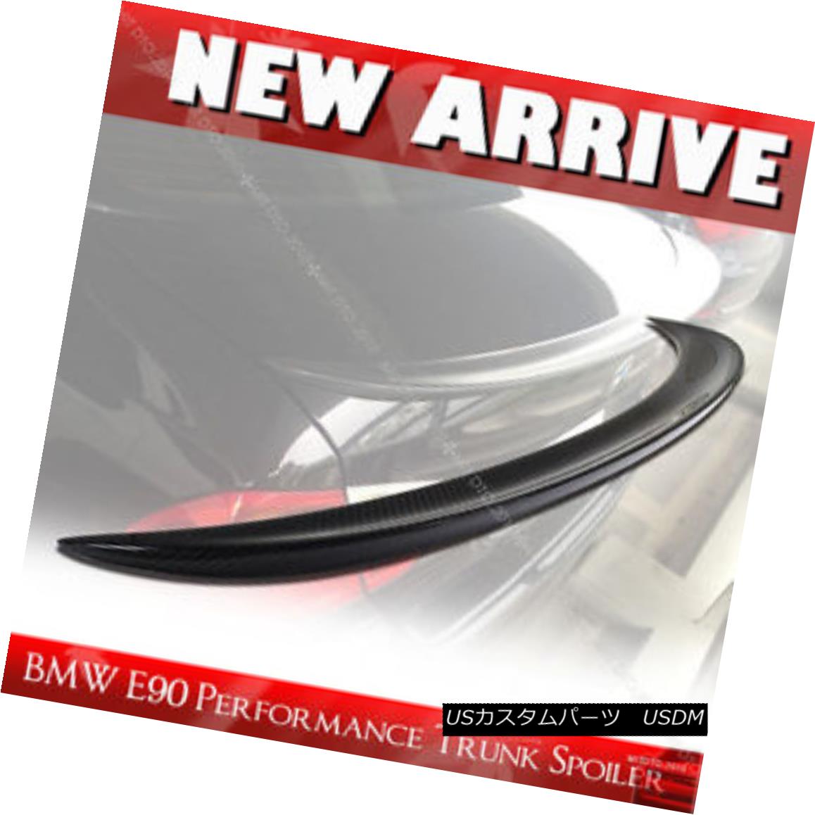 エアロパーツ Carbon Fiber E90 BMW 3-Series Performance P-TYPE Rear Trunk Spoiler 318i カーボンファイバーE90 BMW 3シリーズ性能P型リアトランク・スポイラー318i 【並行輸入品】