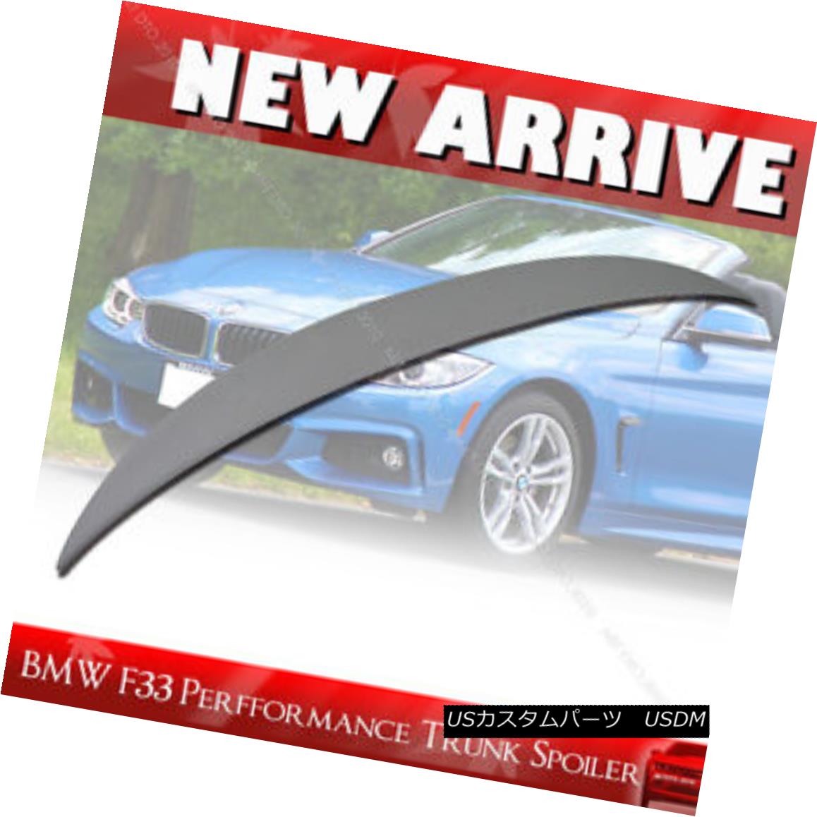 エアロパーツ Painted For BMW F33 420i 428i Performance P-Type Rear Trunk Spoiler Wing § BMW F33 420i 428iパフォーマンスP型リアトランク・スポイラー・ウイング用塗装 【並行輸入品】