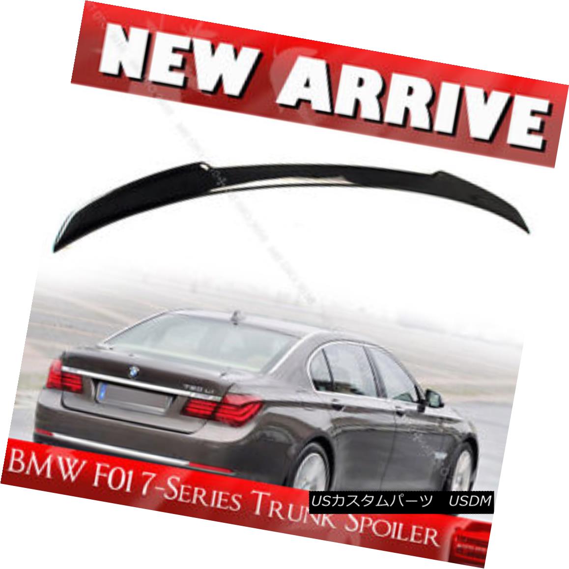 エアロパーツ Carbon Fiber Wing For BMW 7-Series F01 V-Type Rear Trunk Spoiler Sedan カーボンファイバーウィングBMW 7シリーズF01 V型リアトランクスポイラーセダン 【並行輸入品】