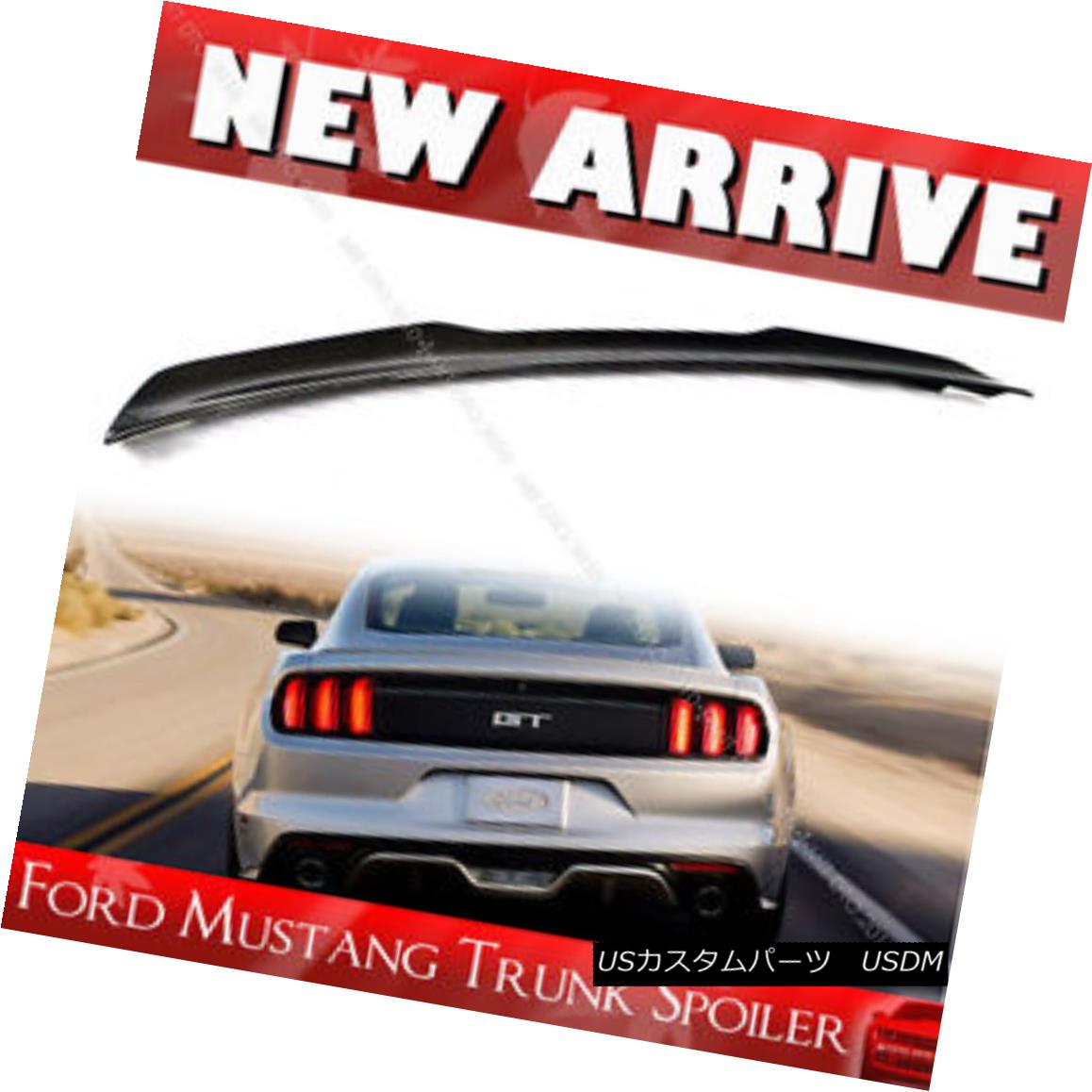 エアロパーツ V-Look Trunk Boot Spoiler Carbon Fiber Ford Mustang 6th GT 2DR 2015-2017 V-Lookトランク・ブート・スポイラーカーボンファイバーフォード・マスタング6th GT 2DR 2015-2017 【並行輸入品】|カスタムパーツ WORLD倉庫