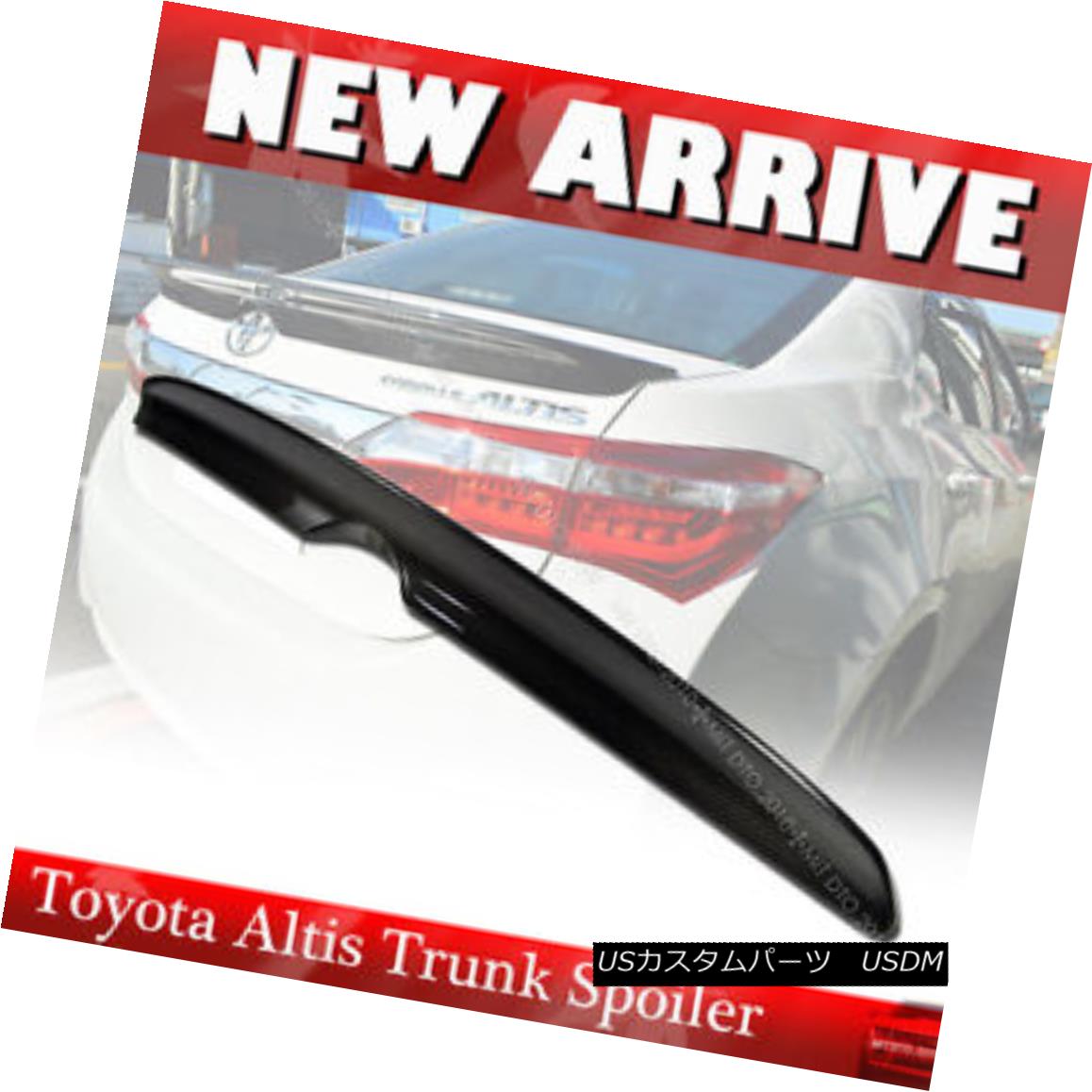 エアロパーツ For Toyota Altis Corolla 2014-2016 EUR 4DR Sedan Rear Trunk Spoiler Carbon Fiber トヨタAltis Corolla 2014-2016 EUR 4DRセダンリアトランクスポイラーカーボンファイバー 【並行輸入品】