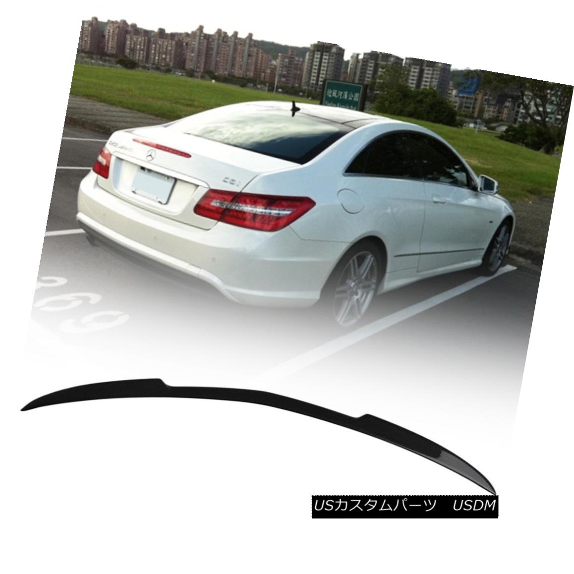 エアロパーツ For Mercedes BENZ E-Class 10-16 C207 Convertible Carbon Fiber V Trunk Spoiler メルセデスベンツEクラス10-16 C207コンバーチブル炭素繊維Vトランク・スポイラー 【並行輸入品】