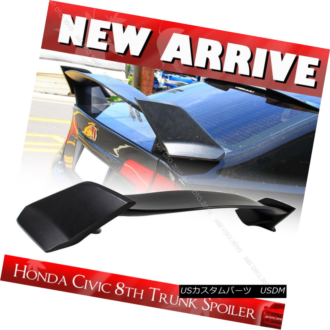 エアロパーツ Unpainted Honda CIVIC 8 4D Sedan TYPE R Trunk Spoiler BOOT 08-11 DX-G 無塗装ホンダCIVIC 8 4DセダンTYPE Rトランク・スポイラーBOOT 08-11 DX-G 【並行輸入品】