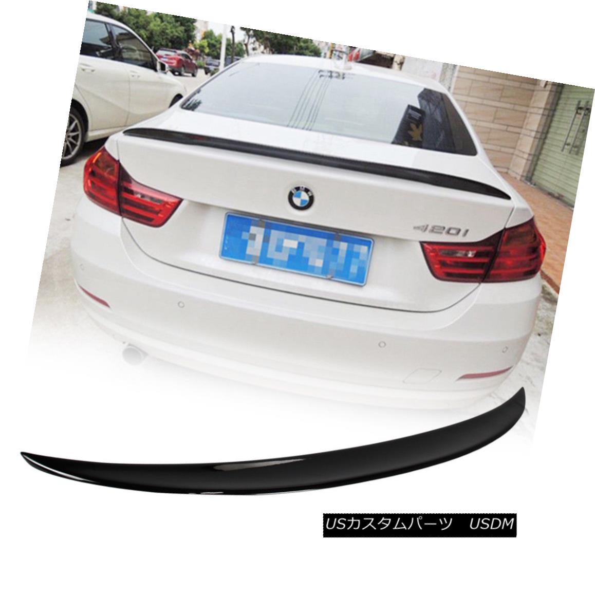 エアロパーツ Paint #668 Black BMW F33 420i 428i Performance P-Type Rear Trunk Spoiler Wing ペイント＃668ブラックBMW F33 420i 428iパフォーマンスPタイプリアトランク・スポイラー・ウィング 【並行輸入品】｜カスタムパーツ WORLD倉庫