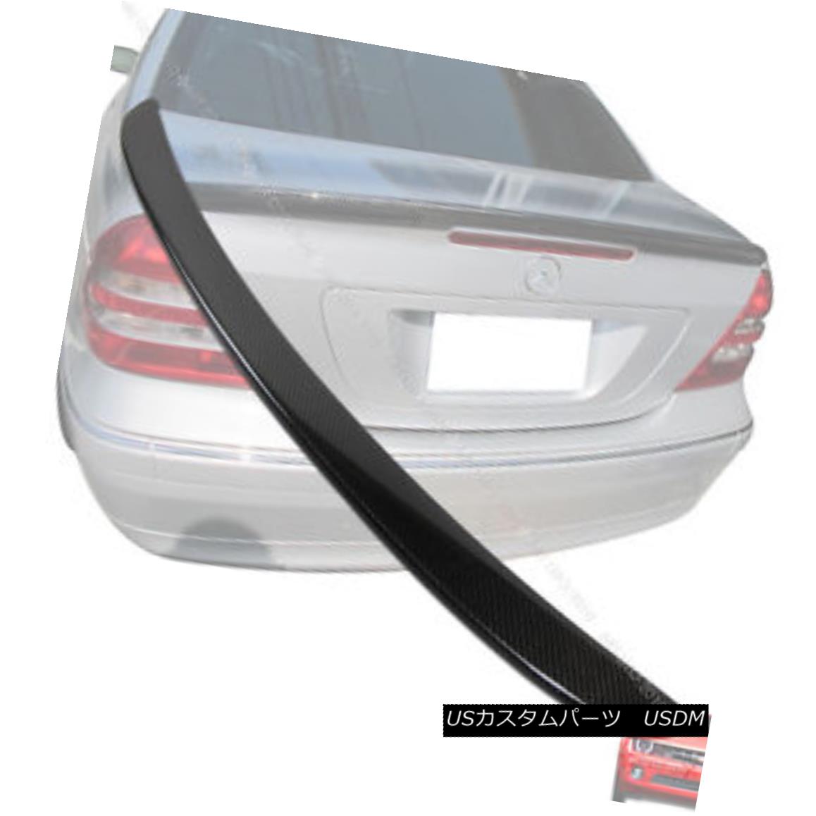エアロパーツ Mercedes BENZ Carbon Fiber C Class W203 2007 A Look Rear Trunk Spoiler メルセデスベンツ炭素繊維CクラスW203 2007ルックリアトランク・スポイラー 【並行輸入品】