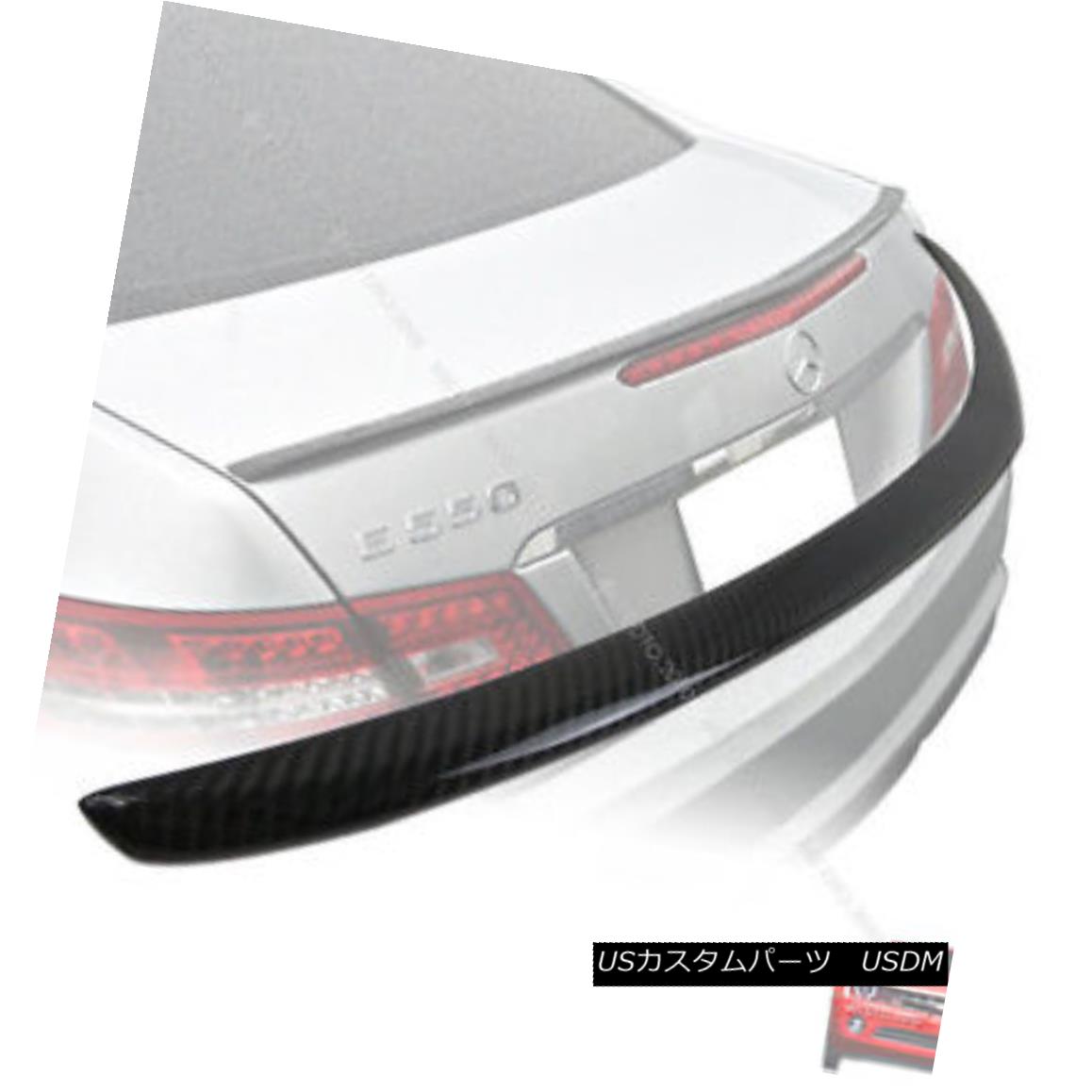 エアロパーツ ++Mercedes Benz Carbon Fiber C207 Coupe A Type Boot Trunk Boot Spoiler § ++メルセデスベンツカーボンファイバーC207クーペAタイプブートトランクブートスポイラー 【並行輸入品】