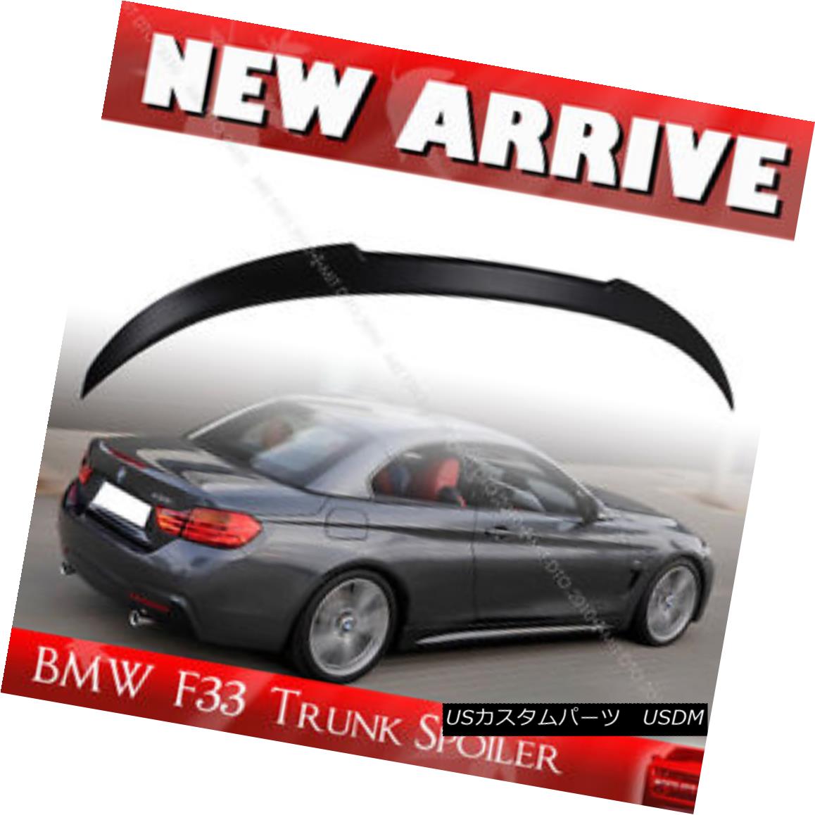 エアロパーツ BMW 4-Series F33 Convertible Rear M4 Look Sport Trunk Spoiler Painted All Color BMW 4シリーズF33コンバーチブルリアM4ルックスポーツトランク・スポイラー・オール・カラー 【並行輸入品】｜カスタムパーツ WORLD倉庫
