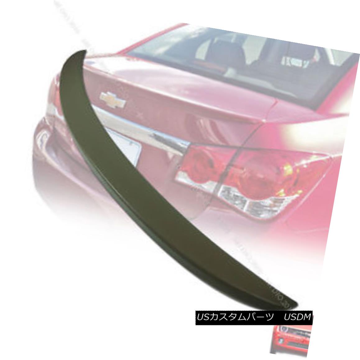 エアロパーツ 11-14 Chevrolet CRUZE Rear Boot Trunk Spoiler Wing Unpainted 11-14シボレークルージュリアブーツトランク・スポイラーウイング未塗装 【並行輸入品】