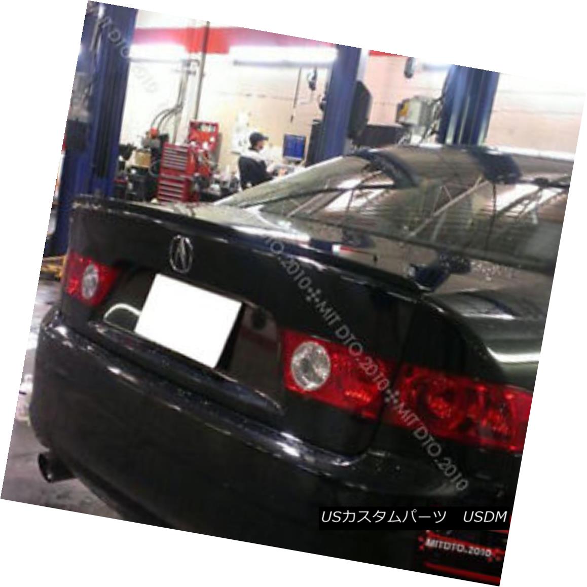 エアロパーツ 04-08 Acura TSX Trunk Lip Spoiler B92P Nighthawk Black Pearl Paitend § 04-08アキュラTSXトランクリップスポイラーB92Pナイトホークブラックパールパイテン 【並行輸入品】