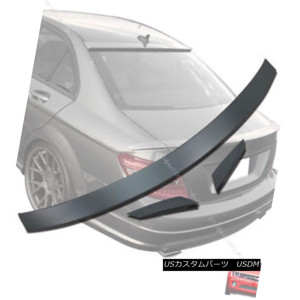 エアロパーツ Mercedes Benz W204 C-class B Type Trunk Boot Spoiler 2008-2013 ABS メルセデスベンツW204 CクラスBタイプトランクブートスポイラー2008-2013 ABS 【並行輸入品】