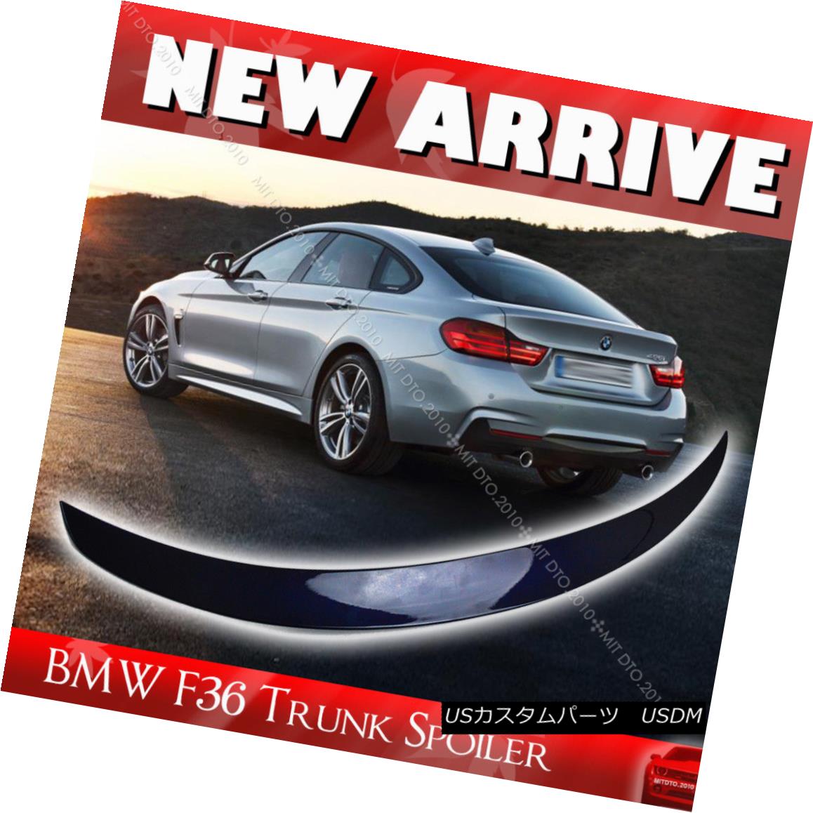 エアロパーツ ABS Paint #416 For BMW F36 Gran Rear Boot Trunk Spoiler Wing P Look 2018 ABSペイント＃416 BMW F36グラン・リア・ブーツ・トランク・スポイラーウィングPルック・ルック2018 【並行輸入品】｜カスタムパーツ WORLD倉庫