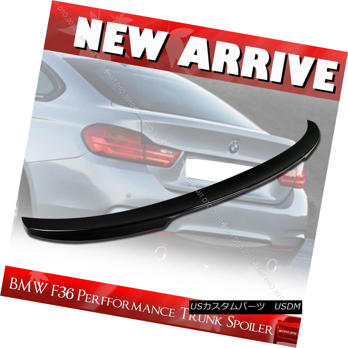 エアロパーツ BMW F36 Gran Coupe P Style Rear Boot Trunk Spoiler Wing ABS Painted #668 2018 BMW F36グランクーペPスタイルリアブーツトランクスポイラーウイングABS塗装＃668 2018 【並行輸入品】