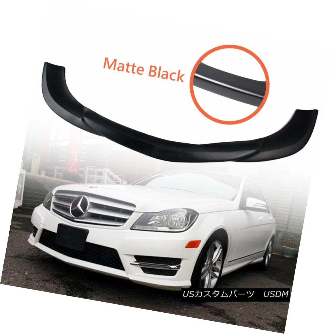 エアロパーツ Matt Black Mercedes Benz W4 Facelift Godhand Bumper Front Lip Spoiler 12 13 マットブラックメルセデスベンツw4フェイスリフトゴッドバンパーフロントリップスポイラー12 13 Kpadf Org Np