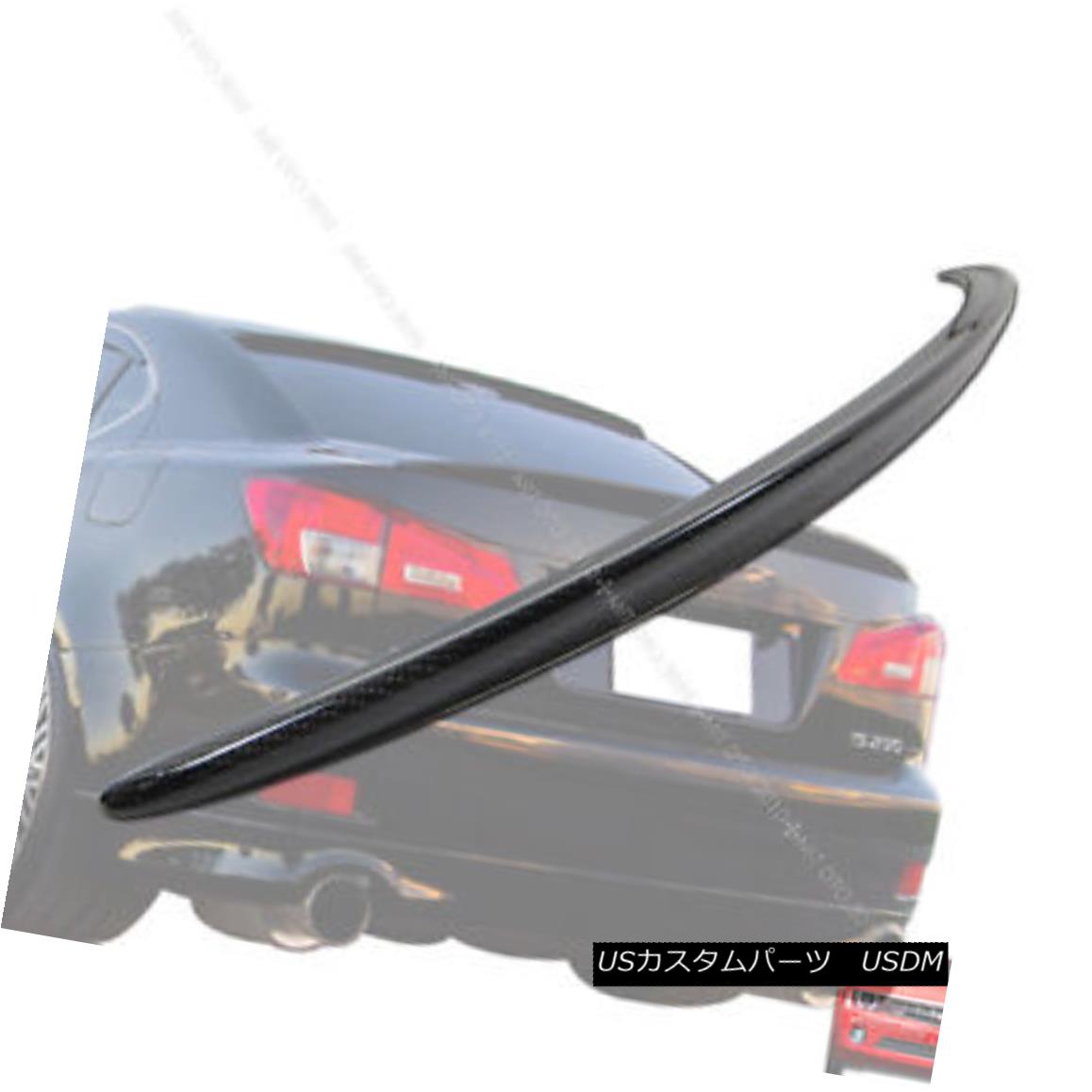 エアロパーツ Carbon Fiber Lexus IS250 IS350 OE-Type Boot/Trunk Rear Spoiler Wing 07 08 炭素繊維レクサスIS250 IS350 OE型ブーツ/トランクリアスポイラーウイング07 08 【並行輸入品】