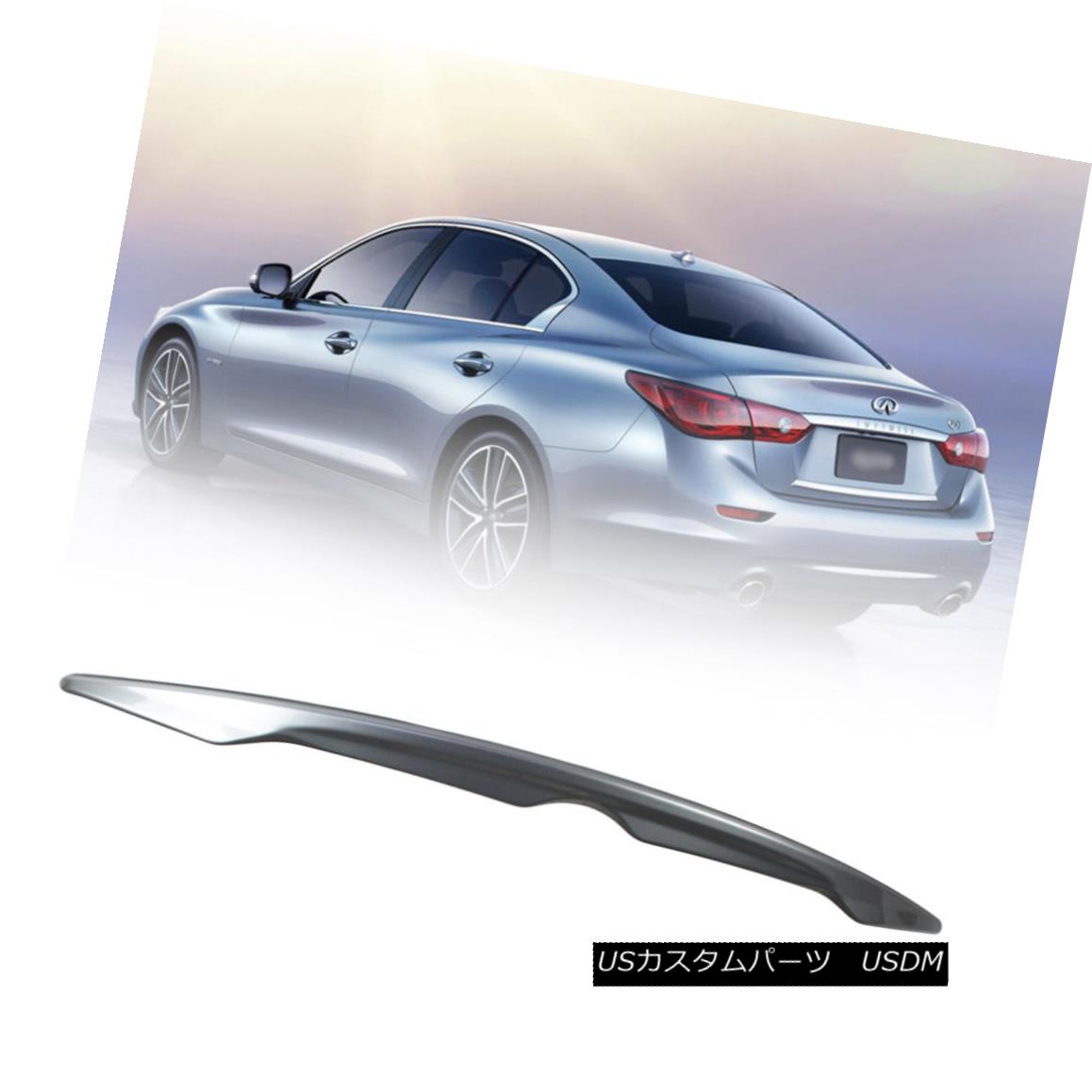 エアロパーツ Painted #KAD OE Style FOR INFINITI Q50 Sport 4DR Sedan Trunk Spoiler 16 17 18 塗装#KAD OEスタイルFOR INFINITI Q50スポーツ4DRセダントランクスポイラー16 17 18 【並行輸入品】