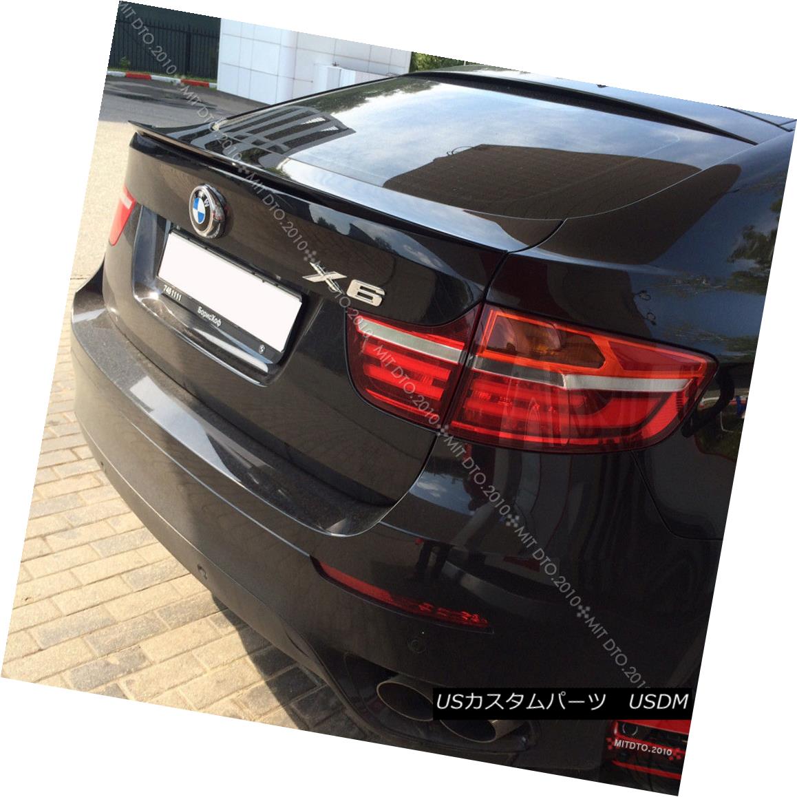 エアロパーツ Painted BMW E71 X6 Series Performance Look Rear Trunk Spoiler 2008-2014 ペイントされたBMW E71 X6シリーズのパフォーマンスはリアトランク・スポイラー2008-2014を見ます 【並行輸入品】