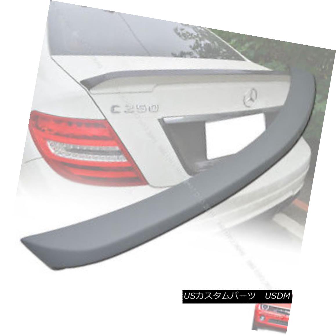 エアロパーツ Mercedes Benz W204 C-class DTO-Type Saloon Trunk Boot Spoiler 2008-2013 メルセデスベンツW204 CクラスDTO型サルーントランクブートスポイラー2008-2013 【並行輸入品】