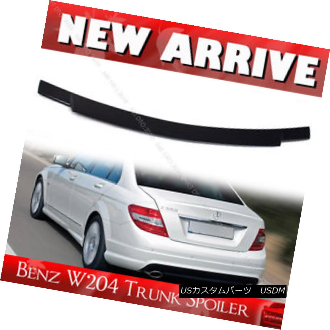 エアロパーツ Painted Mercedes BENZ C-Class W204 4DR Sedan Trunk Spoiler 09 12 § 塗装されたメルセデスベンツCクラスW204 4DRセダントランクスポイラー09 12 【並行輸入品】
