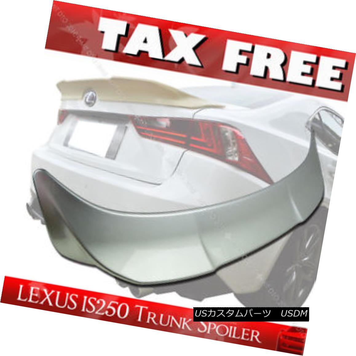 エアロパーツ Painted For Lexus IS250 IS350 IS300 IS F TRD Type ABS Rear Trunk Lip Spoiler§ レクサス用IS250 IS350 IS300 IS F TRDタイプABSリアトランクリップスポイラー 【並行輸入品】