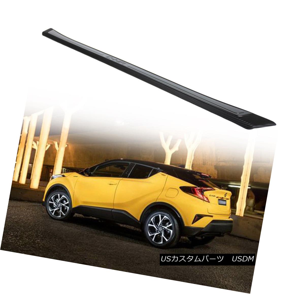 エアロパーツ For TOYOTA C-HR CHR 5D Hatcback Black titanium Bumper Plate Guard Cover ZYX10 TOYOTA C-HR CHR 5DハッチバックブラックチタンバンパープレートガードカバーZYX10 【並行輸入品】